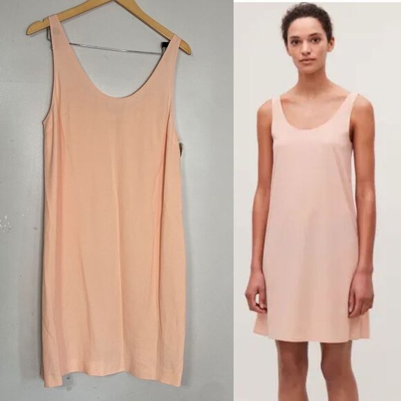 Dries Van Noten Vintage 90s Pale Pink Slip Dress‎ Size 40 - Picture 1 of 6
